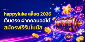 happyluke สล็อต เว็บตรง ฝากถอนออโต้ สมัครฟรีรับโบนัส