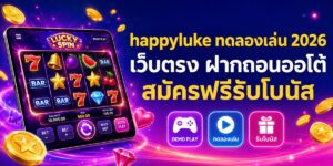 happyluke ทดลองเล่น เว็บตรง ฝากถอนออโต้ สมัครฟรีรับโบนั